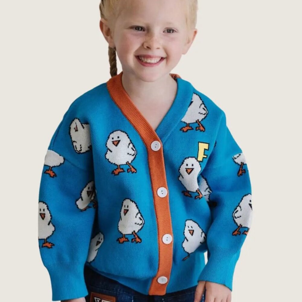 6T Unisex kids clothing - Chicklet Cardi - Picture 3 of 5